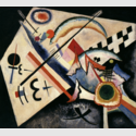 Wassily Kandinsky Weißes Kreuz, 1922 Öl auf Leinwand 100,5 × 110,6 cm Peggy Guggenheim Collection, Venedig (Solomon R. Guggenheim Foundation, New York)